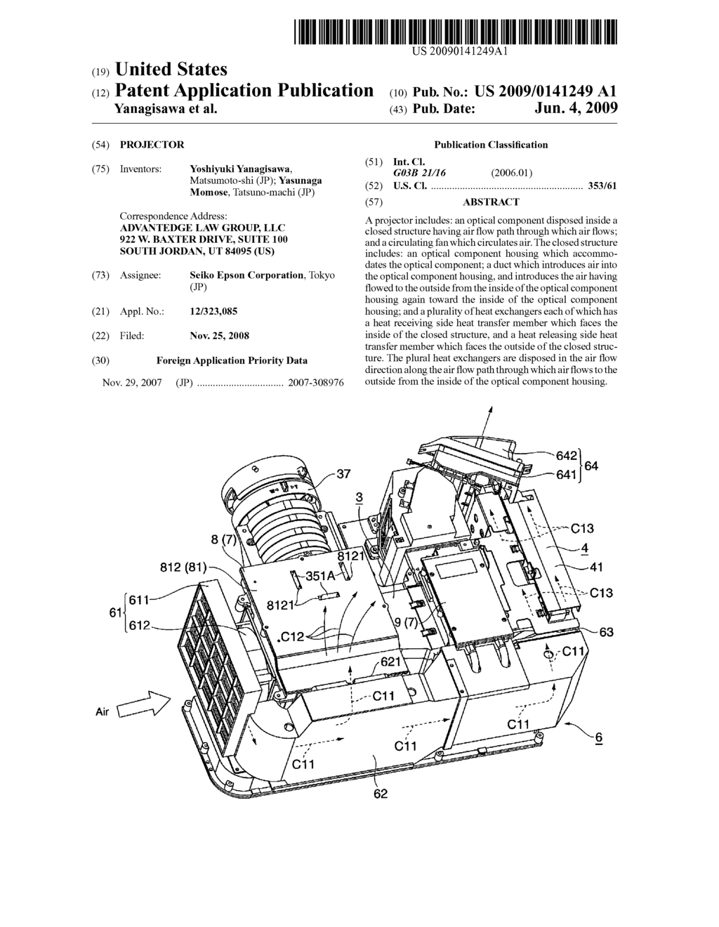 PROJECTOR - diagram, schematic, and image 01