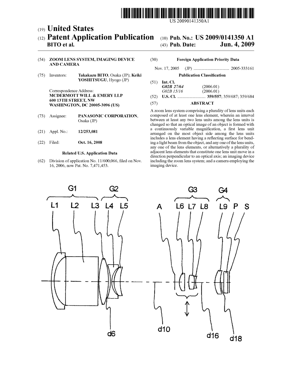 ZOOM LENS SYSTEM, IMAGING DEVICE AND CAMERA - diagram, schematic, and image 01