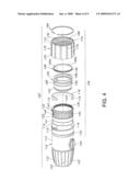 COLLIMATED OPTICAL SYSTEM WITH CLIP RING ECCENTRIC LOCKING MECHANISM diagram and image