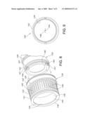 COLLIMATED OPTICAL SYSTEM WITH CLIP RING ECCENTRIC LOCKING MECHANISM diagram and image