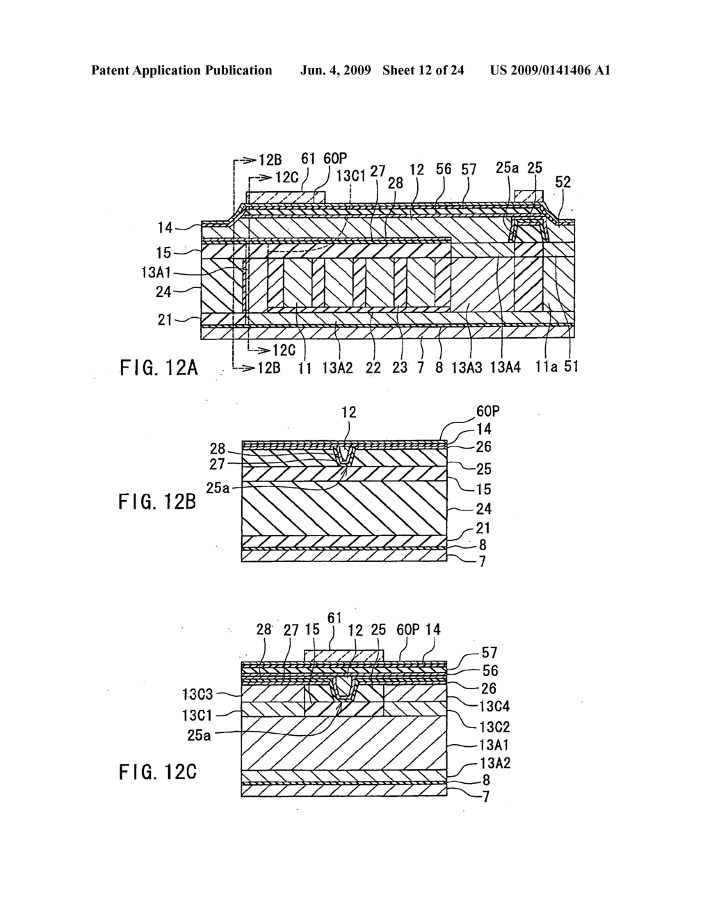 Magnetic head for perpendicular magnetic recording and method of manufacturing same - diagram, schematic, and image 13