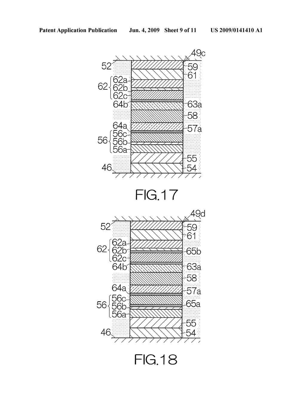 CURRENT-PERPENDICULAR-TO-THE-PLANE STRUCTURE MAGNETORESISTIVE ELEMENT AND METHOD OF MAKING THE SAME AND STORAGE APPARATUS - diagram, schematic, and image 10