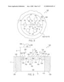 METHODS AND APPARATUS FOR PROVIDING HOLES THROUGH PORTIONS OF A HOUSING OF AN ELECTRONIC DEVICE diagram and image