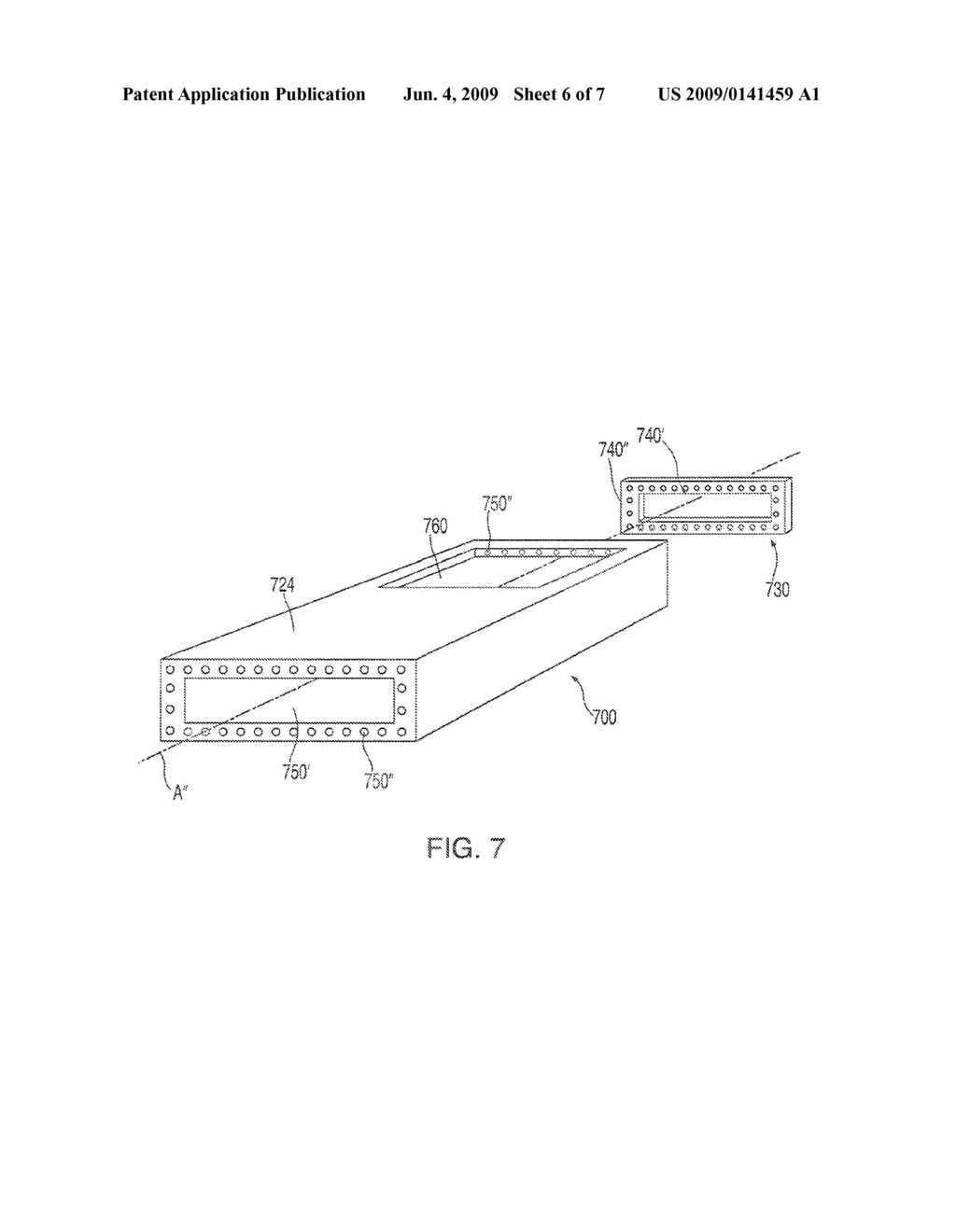 METHODS AND APPARATUS FOR PROVIDING HOLES THROUGH PORTIONS OF A HOUSING OF AN ELECTRONIC DEVICE - diagram, schematic, and image 07