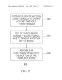 METHODS AND APPARATUS FOR PROVIDING HOLES THROUGH PORTIONS OF A HOUSING OF AN ELECTRONIC DEVICE diagram and image