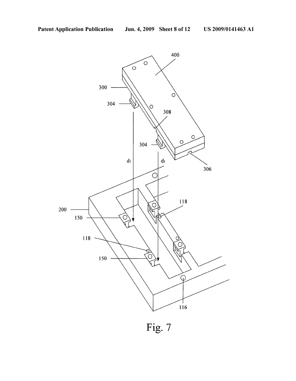 Screw-less latching system for securing load boards - diagram, schematic, and image 09