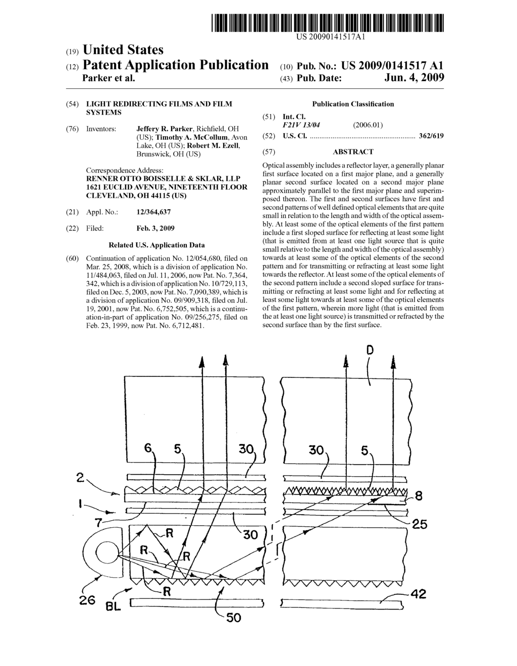 LIGHT REDIRECTING FILMS AND FILM SYSTEMS - diagram, schematic, and image 01