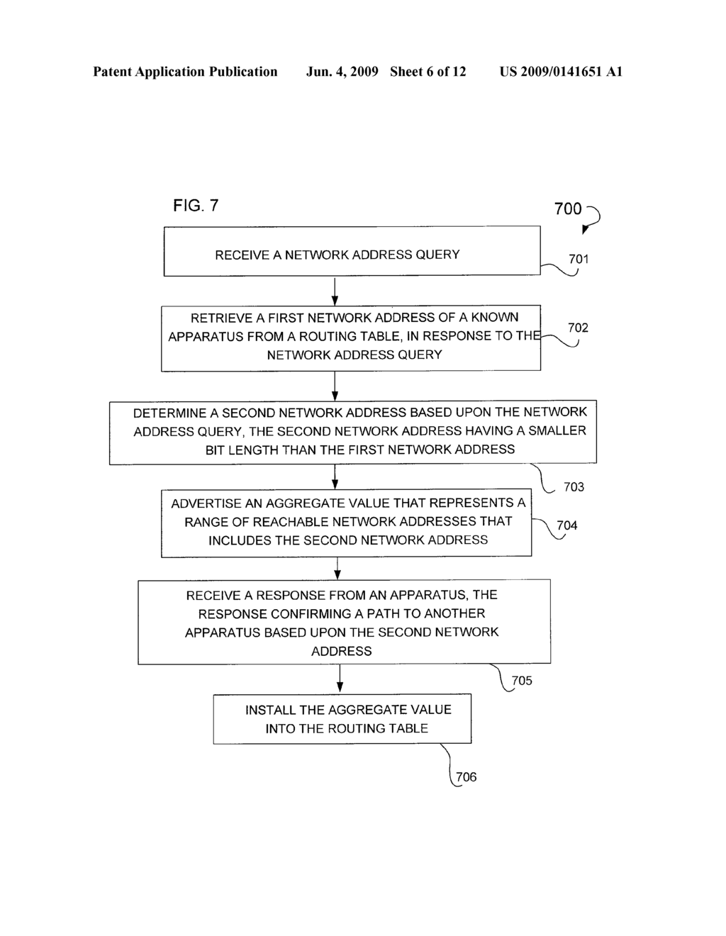 DETERMINING AN OPTIMAL ROUTE ADVERTISEMENT IN A REACTIVE ROUTING ENVIRONMENT - diagram, schematic, and image 07