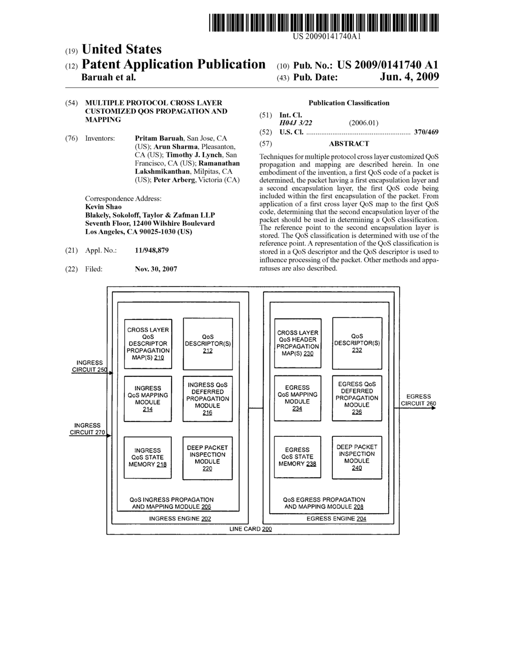 MULTIPLE PROTOCOL CROSS LAYER CUSTOMIZED QoS PROPAGATION AND MAPPING - diagram, schematic, and image 01