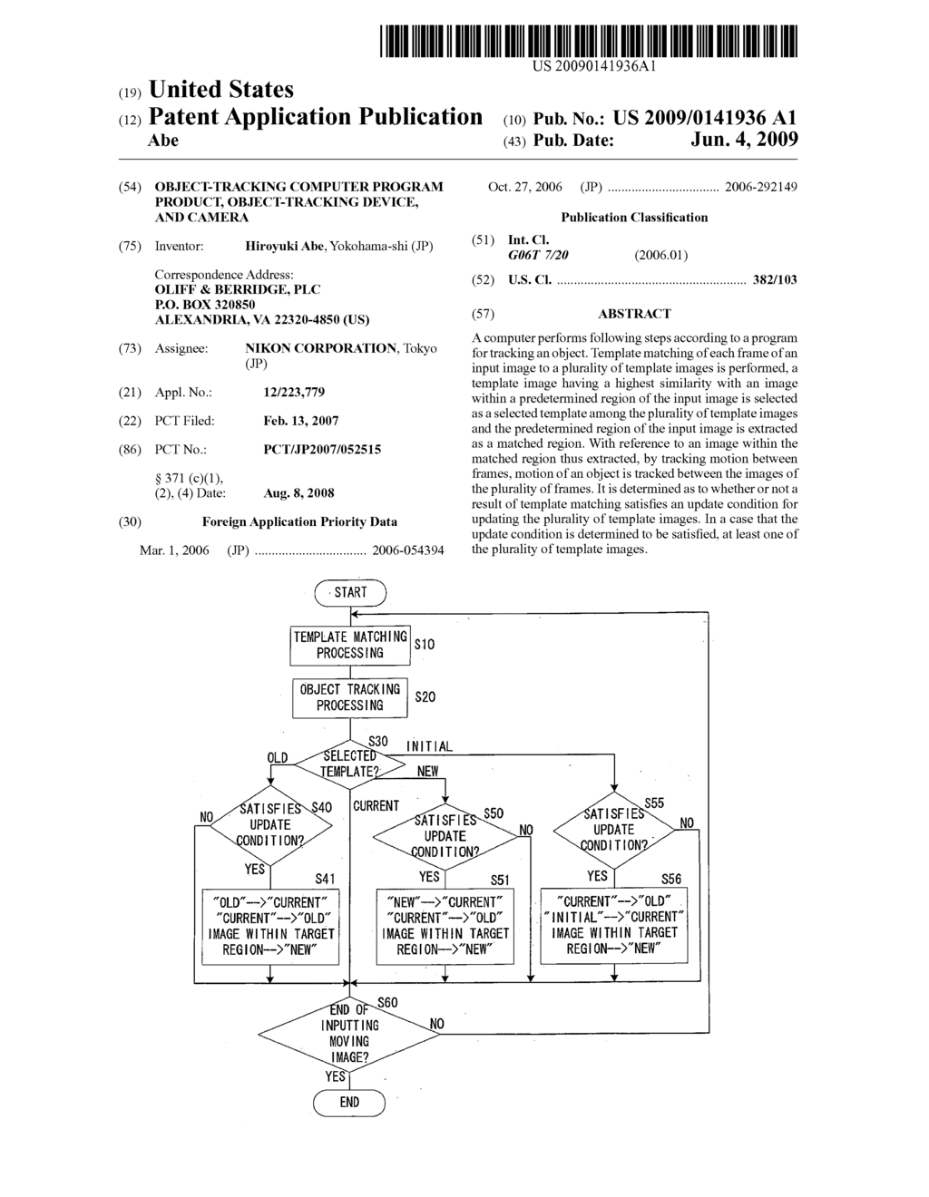 Object-Tracking Computer Program Product, Object-Tracking Device, and Camera - diagram, schematic, and image 01