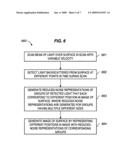 Reducing noise in images acquired with a scanning beam device diagram and image