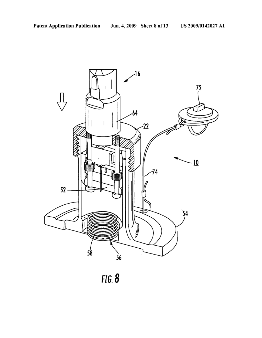 Method and apparatus for treating a mating portion of a fiber optic connector - diagram, schematic, and image 09