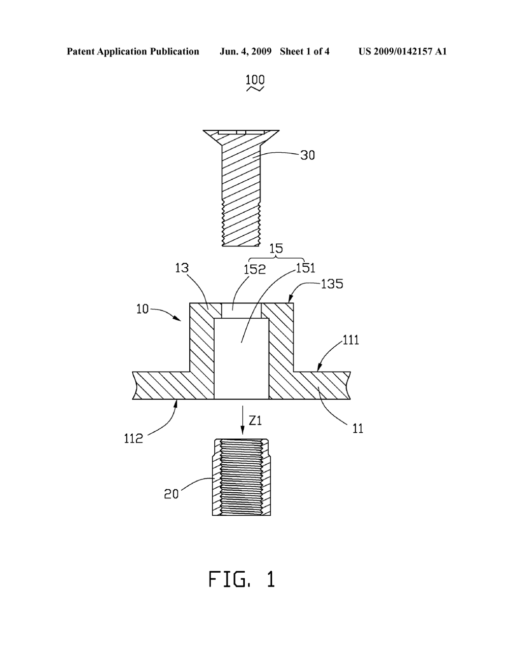 FASTENING STRUCTURE AND ASSEMBLING METHOD THEREOF - diagram, schematic, and image 02