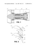 Gas Turbine Engine Systems Involving Mechanically Alterable Vane Throat Areas diagram and image