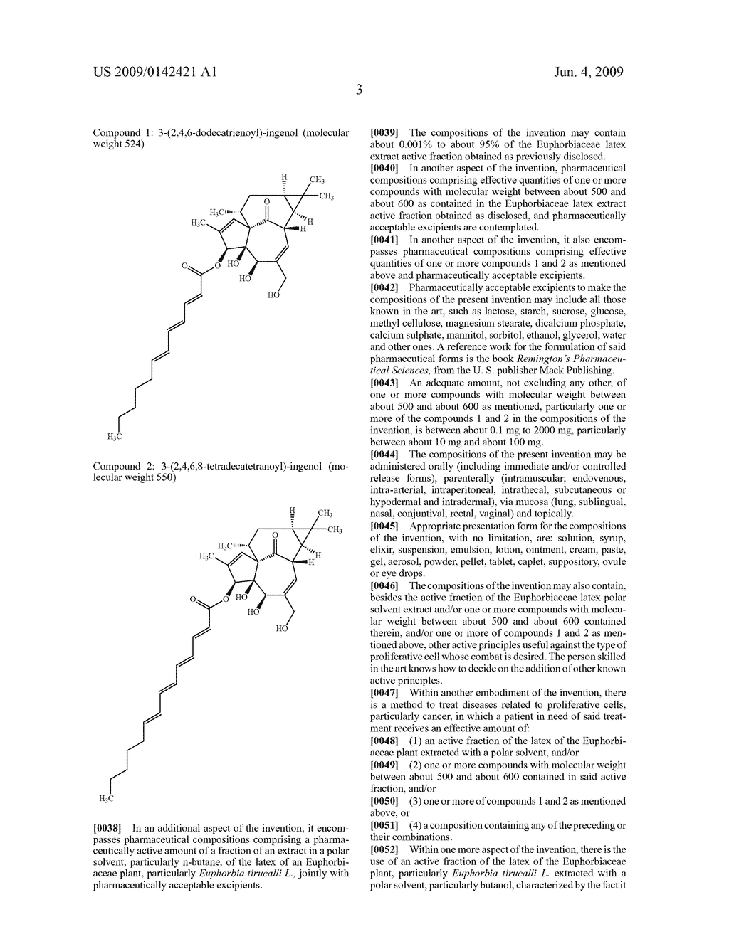 ACTIVE FRACTION OF A POLAR SOLVENT EXTRACT FROM THE LATEX OF EUPHORBIACEAE PLANTS - diagram, schematic, and image 07