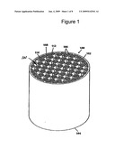 Methods for applying a washcoat and heat treating a ceramic honeycomb, and treated articles diagram and image