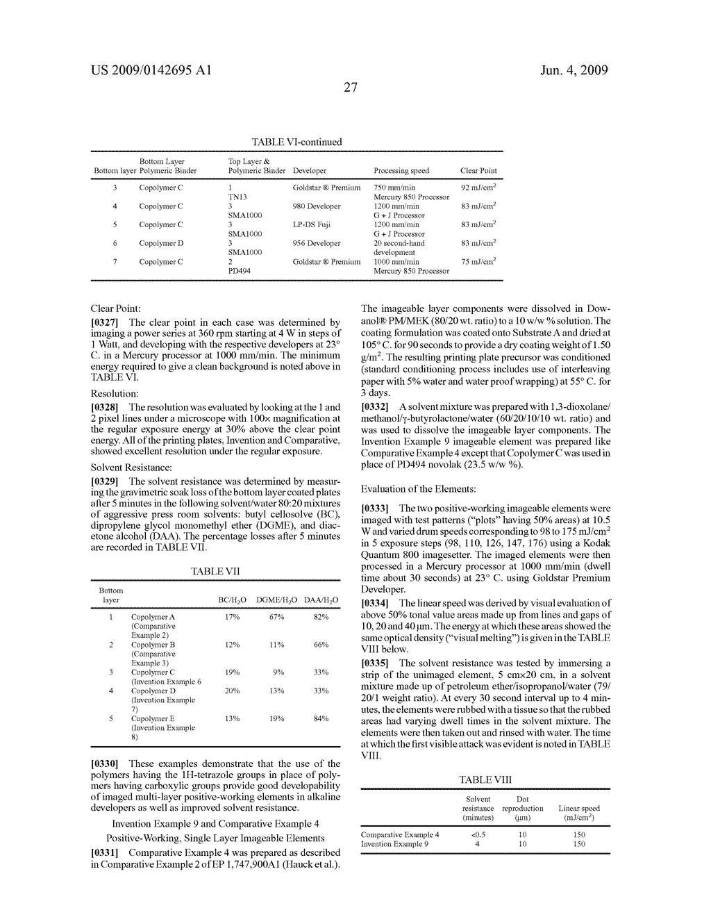 IMAGEABLE ELEMENTS WITH COMPONENTS HAVING 1H-TETRAZOLE GROUPS - diagram, schematic, and image 28