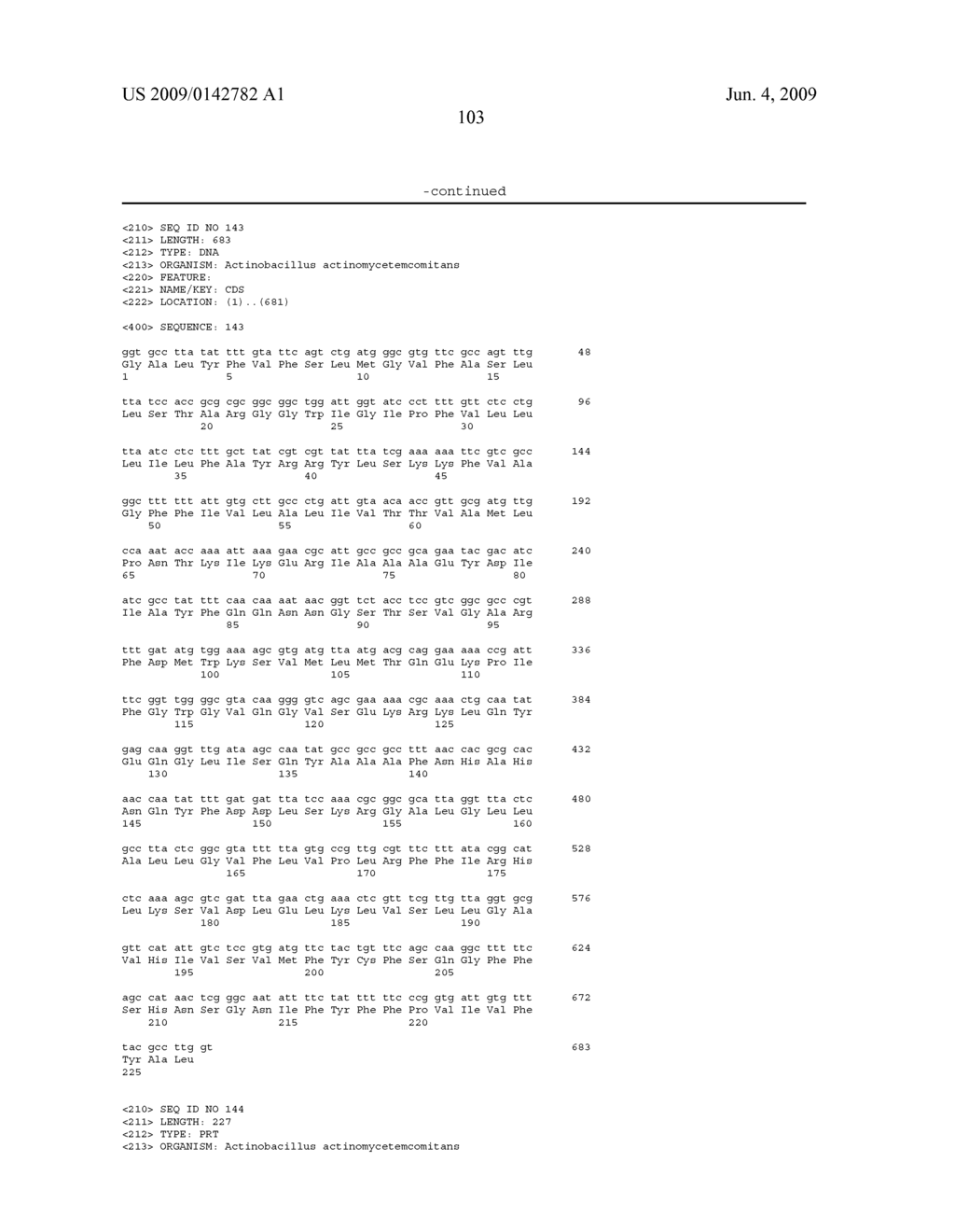 Identification of Actinobacillus actinomycetemcomitans Antigens for Use in the Diagnosis, Treatment, and Monitoring of Periodontal Diseases - diagram, schematic, and image 104