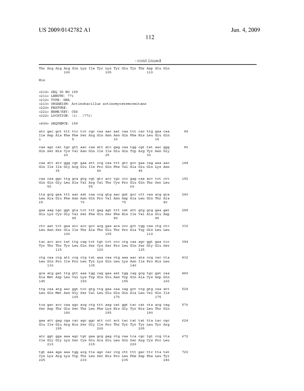 Identification of Actinobacillus actinomycetemcomitans Antigens for Use in the Diagnosis, Treatment, and Monitoring of Periodontal Diseases - diagram, schematic, and image 113