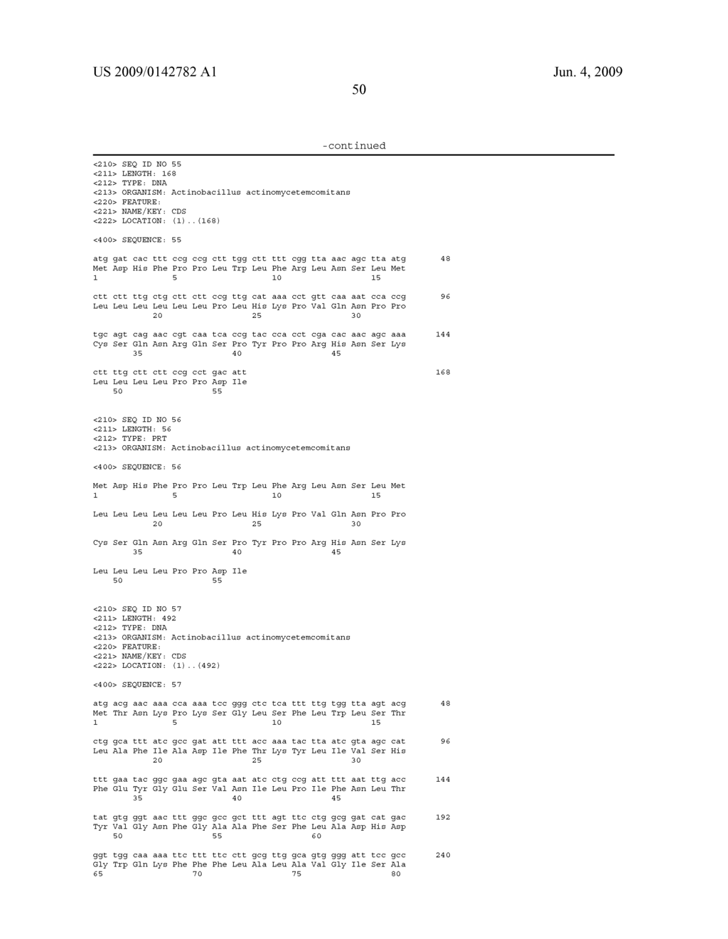 Identification of Actinobacillus actinomycetemcomitans Antigens for Use in the Diagnosis, Treatment, and Monitoring of Periodontal Diseases - diagram, schematic, and image 51