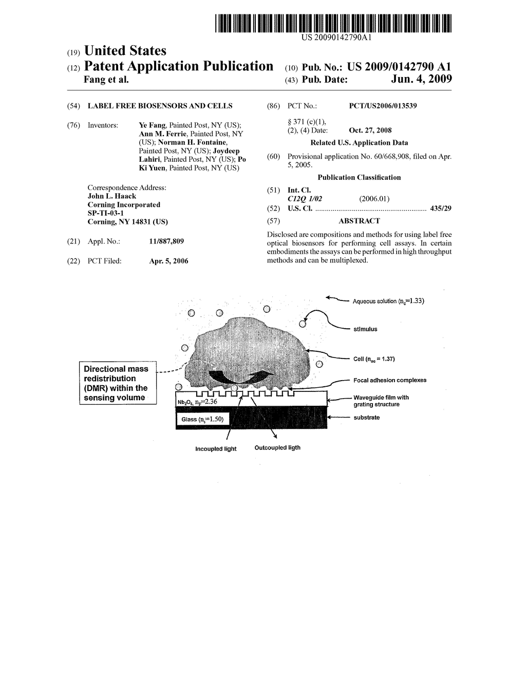 Label Free Biosensors and Cells - diagram, schematic, and image 01