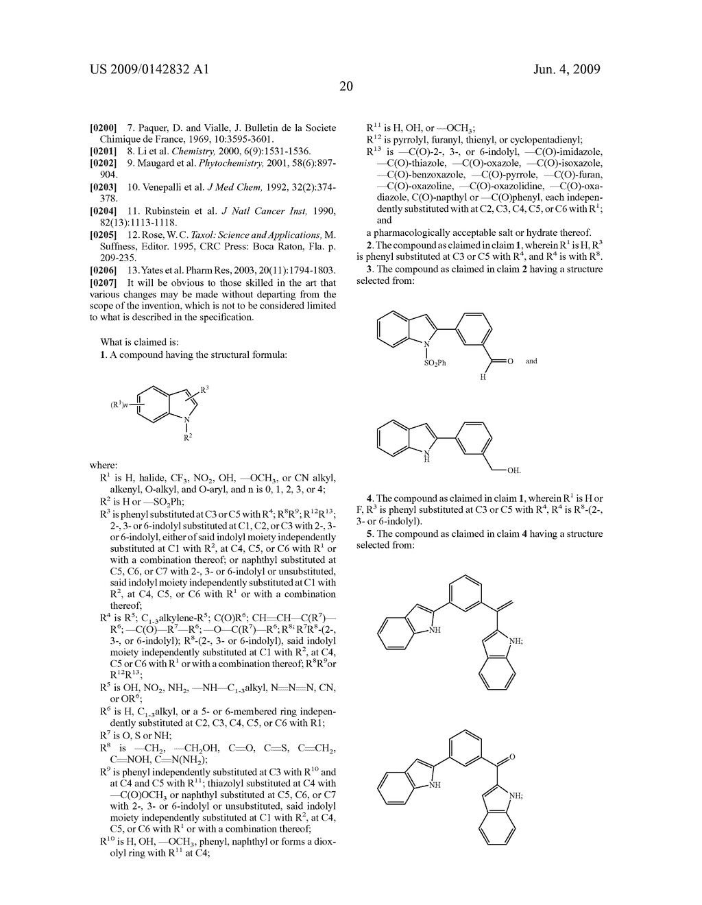 Indoles, Derivatives, and Analogs Thereof and Uses Therefor - diagram, schematic, and image 39