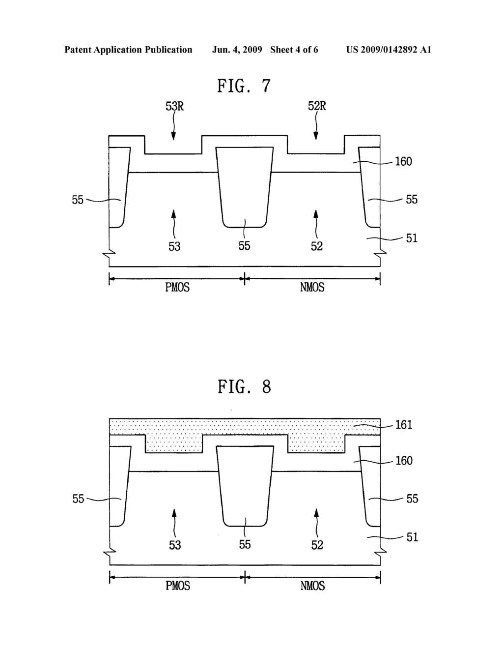 Method of fabricating semiconductor device having thin strained relaxation buffer pattern and related device - diagram, schematic, and image 05