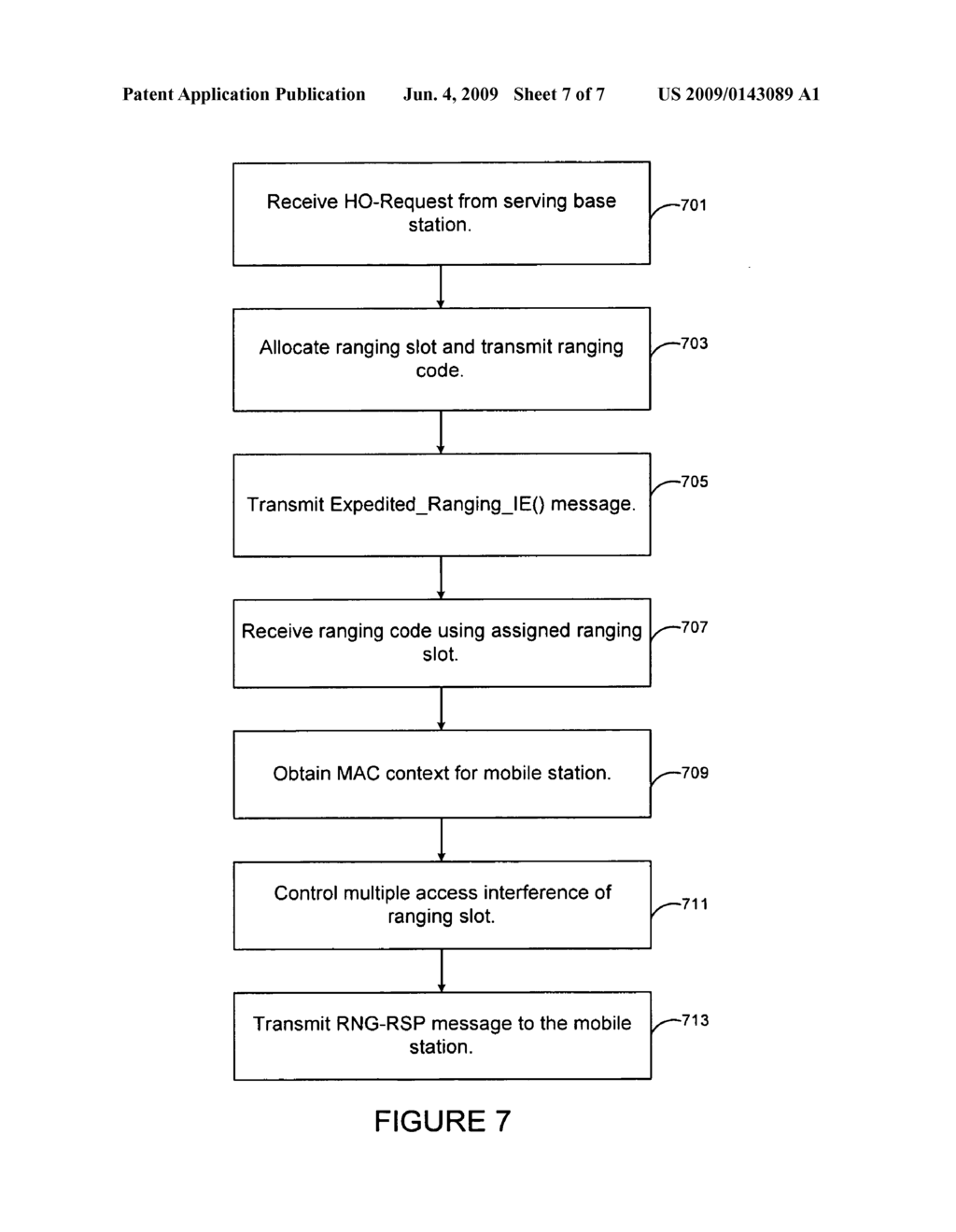 Apparatus and method for performing an expedited handover using a dedicated ranging channel in a wireless network - diagram, schematic, and image 08