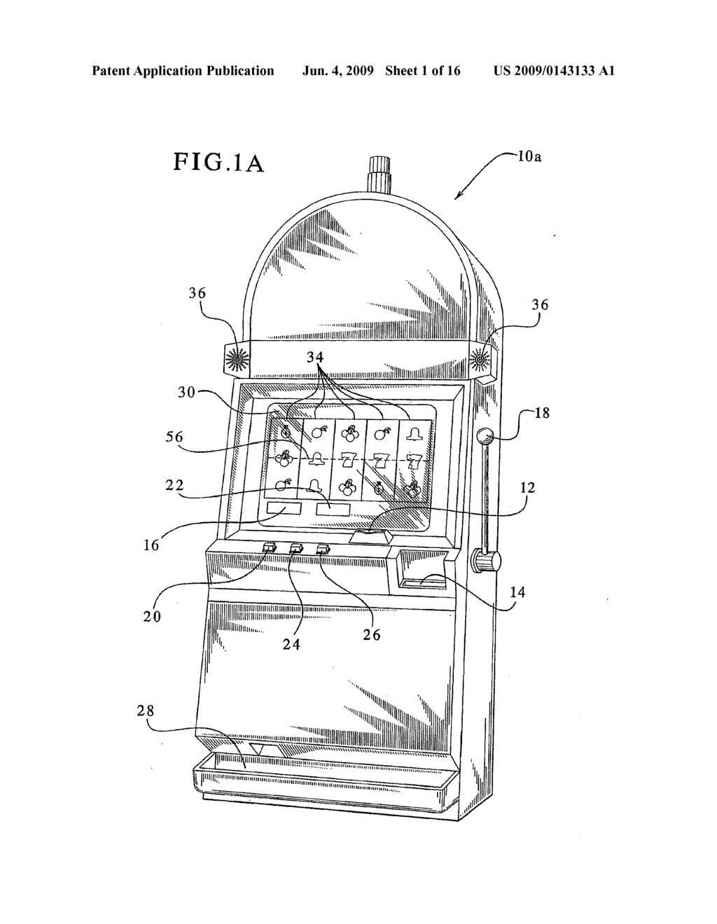 GAMING DEVICE HAVING ODDS OF WINNING WHICH INCREASE AS A PLAYER'S WAGER INCREASES - diagram, schematic, and image 02