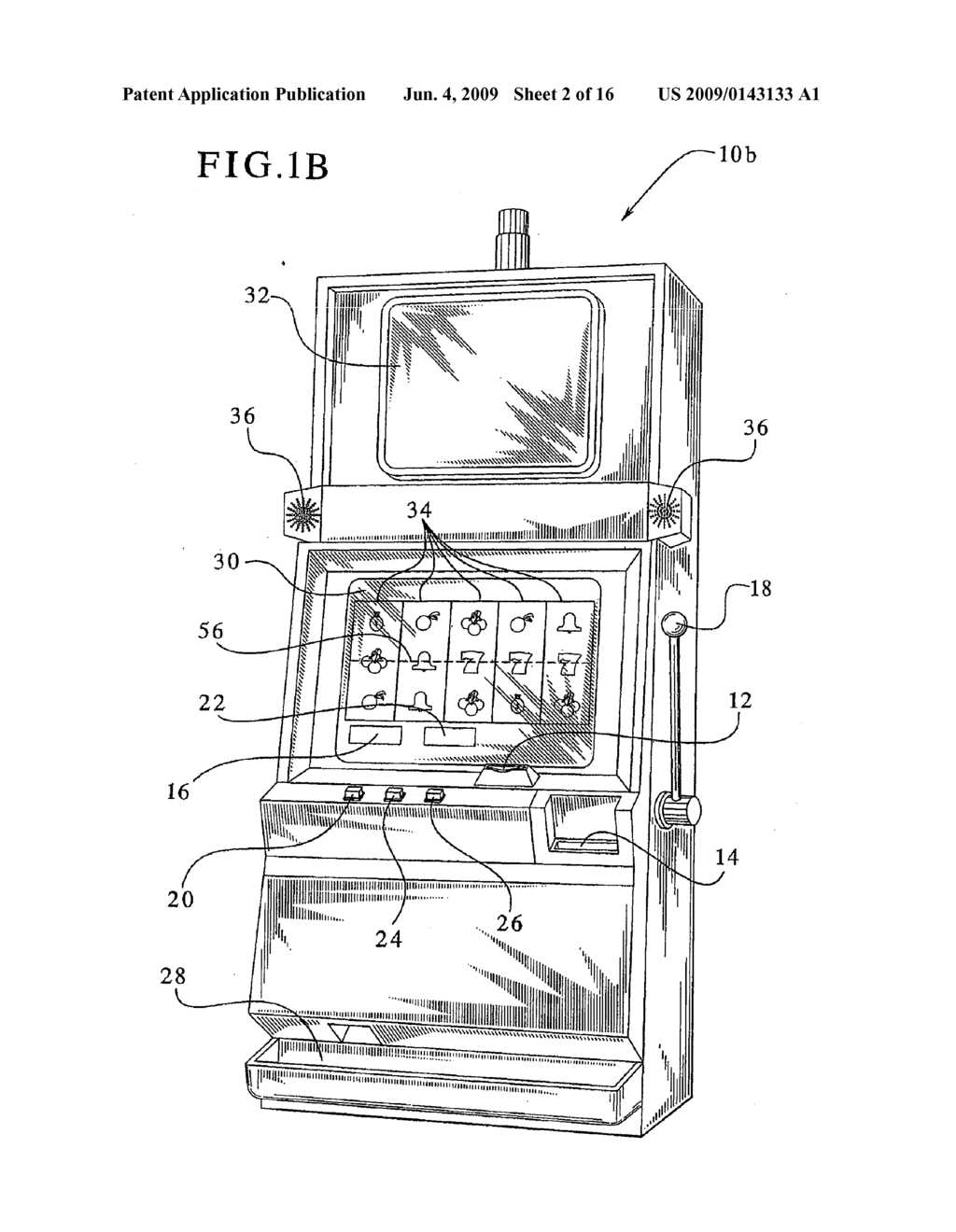 GAMING DEVICE HAVING ODDS OF WINNING WHICH INCREASE AS A PLAYER'S WAGER INCREASES - diagram, schematic, and image 03