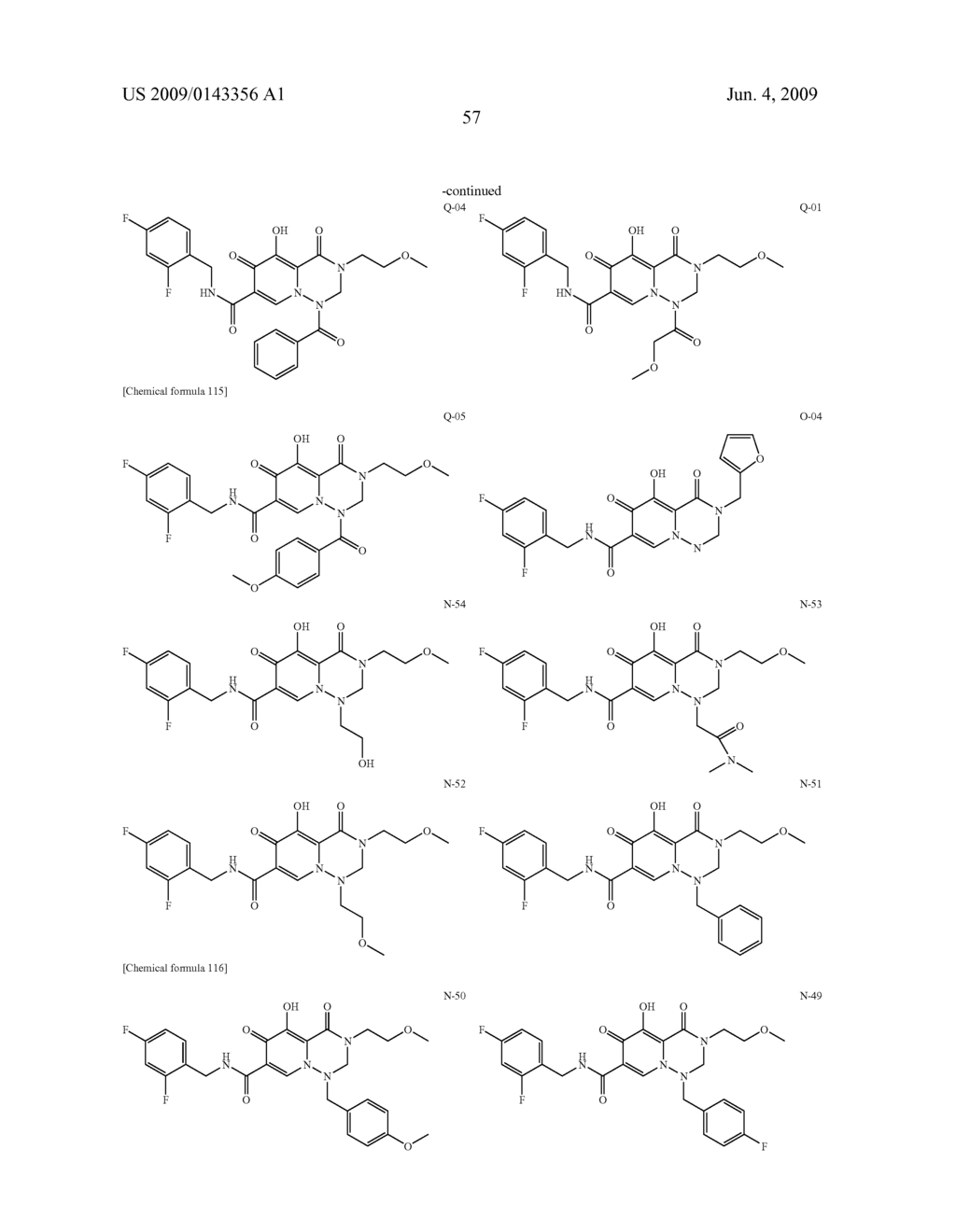 Polycylclic Carbamoylpyridone Derivative Having HIV Integrase Inhibitory Acitvity - diagram, schematic, and image 58