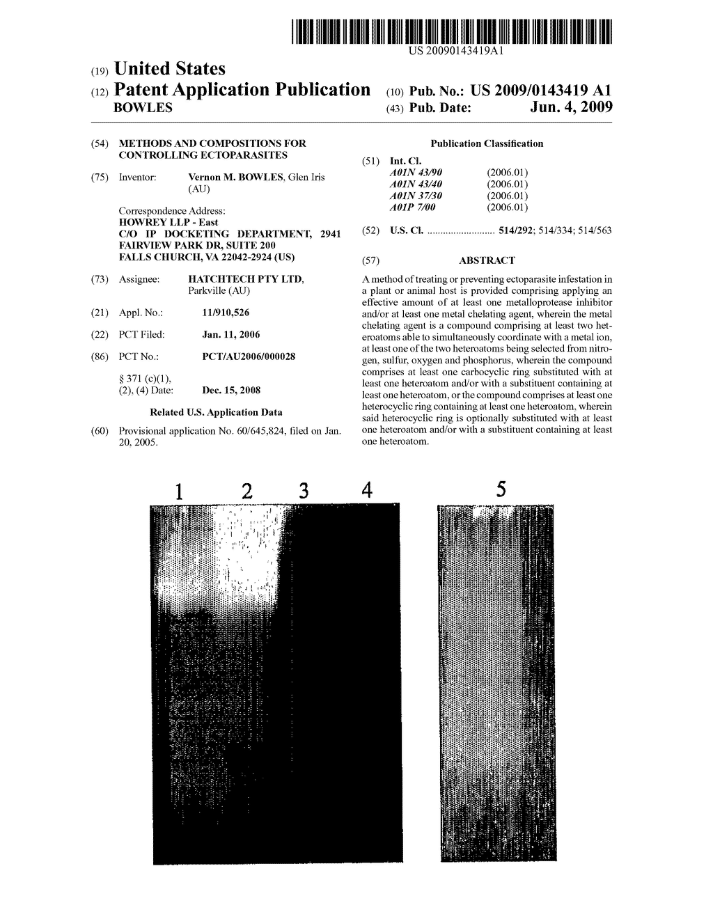 METHODS AND COMPOSITIONS FOR CONTROLLING ECTOPARASITES - diagram, schematic, and image 01