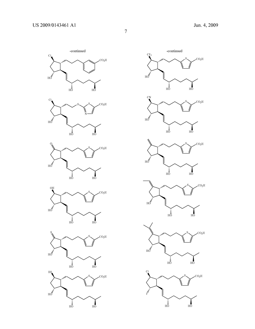 SUBSTITUTED CYCLOPENTANES HAVING PROSTAGLANDIN ACTIVITY - diagram, schematic, and image 08