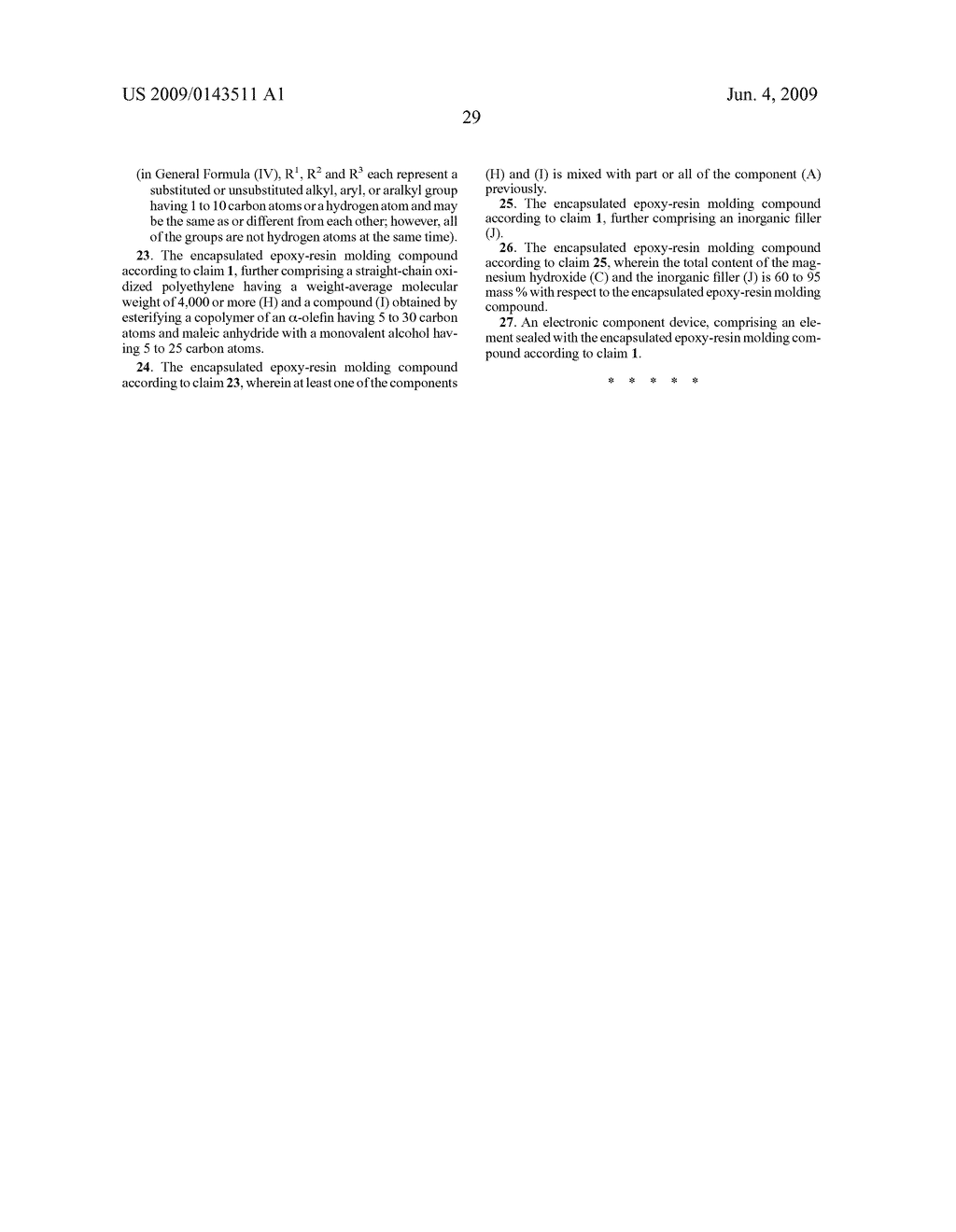 ENCAPSULATED EPOXY-RESIN MOLDING COMPOUND, AND ELECTRONIC COMPONENT DEVICE - diagram, schematic, and image 30