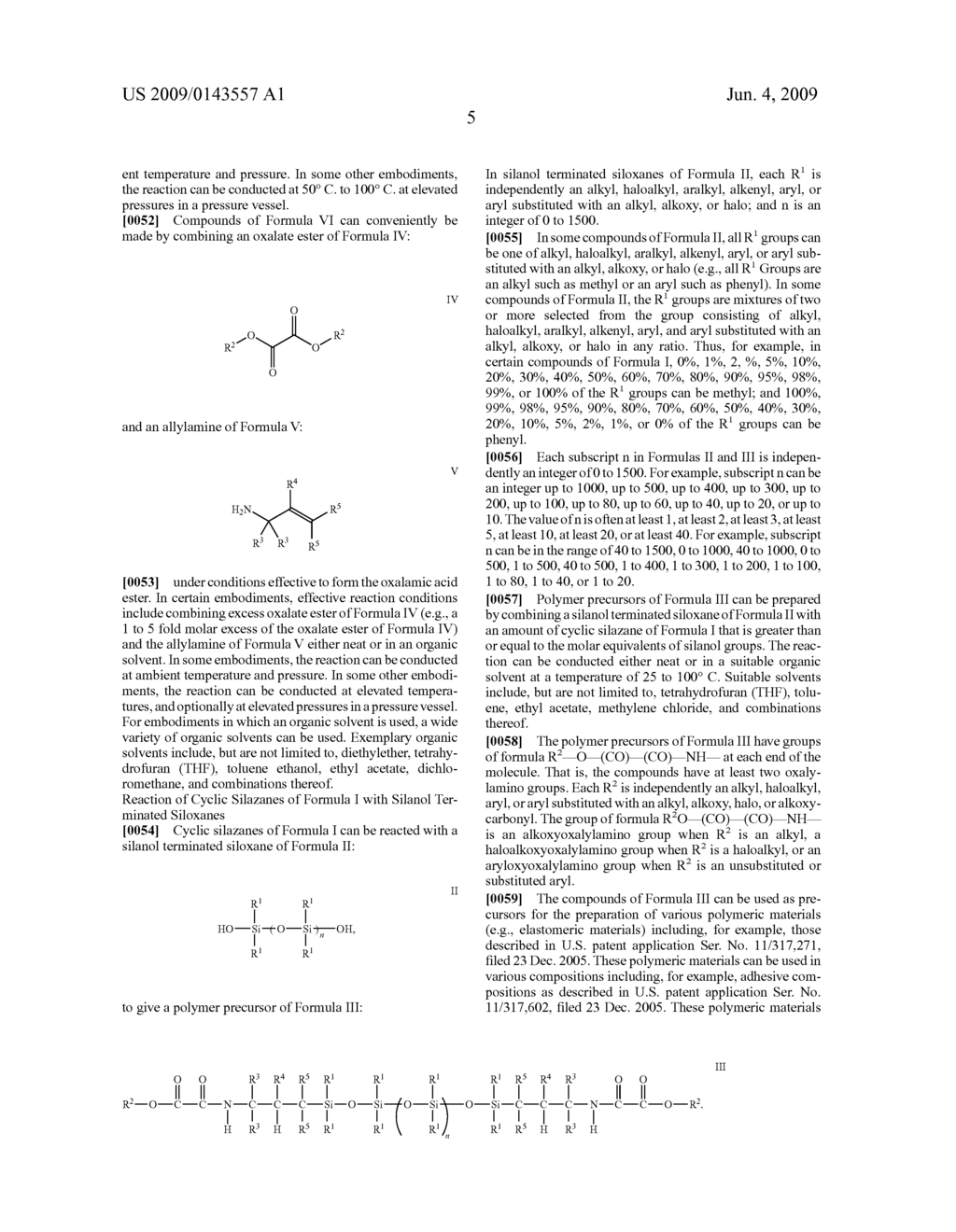 CYCLIC SILAZANES CONTAINING AN OXAMIDO ESTER GROUP AND METHODS - diagram, schematic, and image 06