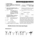 NOVEL GENES AND THEIR USE IN THE MODULATION OF OBESITY, DIABETES AND ENERGY IMBALANCE diagram and image