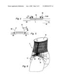 Incontinence article in the form of pants diagram and image