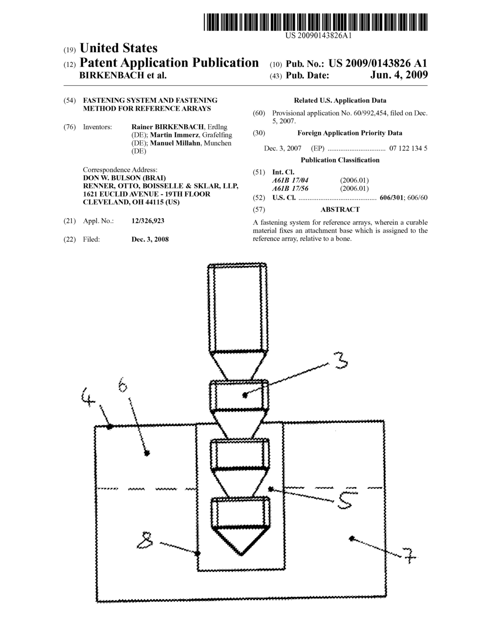 FASTENING SYSTEM AND FASTENING METHOD FOR REFERENCE ARRAYS - diagram, schematic, and image 01