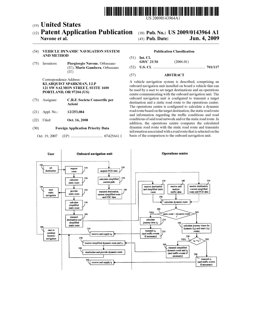 VEHICLE DYNAMIC NAVIGATION SYSTEM AND METHOD - diagram, schematic, and image 01