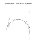 COMPUTER READABLE STORAGE MEDIUM STORING INSTRUCTIONS FOR APPLYING CLOTHOID CURVE VALUES TO ROADWAYS IN A GEOGRAPHIC DATA INFORMATION SYSTEM diagram and image