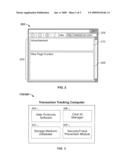 METHODS AND SYSTEMS FOR TRACKING ELECTRONIC COMMERCE TRANSACTIONS diagram and image