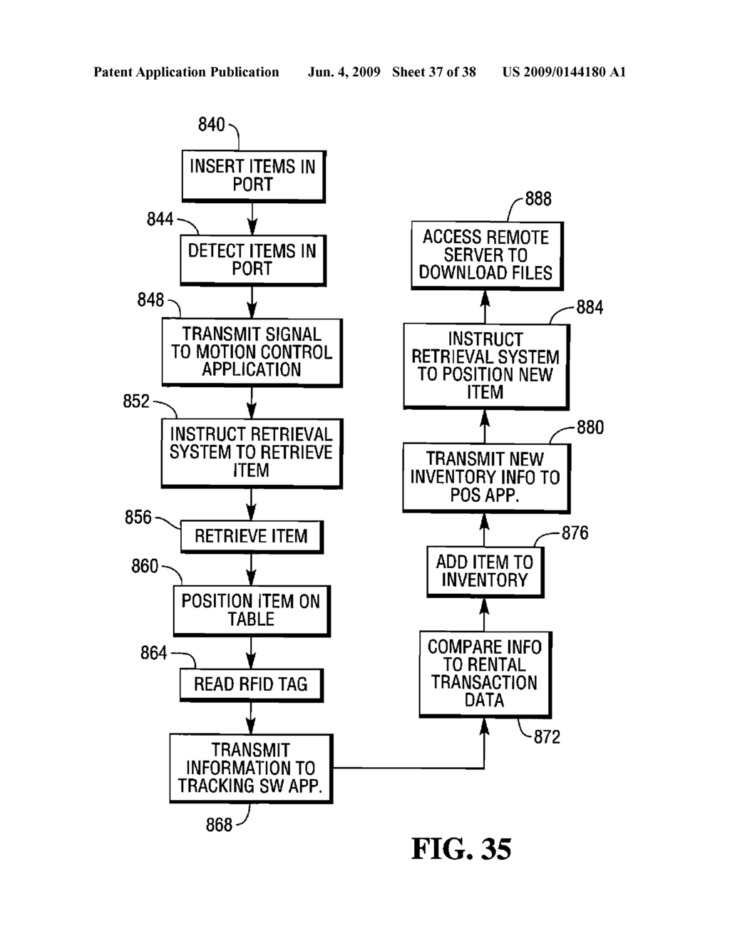 AUTOMATED BUSINESS SYSTEM AND METHOD OF VENDING AND RETURNING A CONSUMER PRODUCT - diagram, schematic, and image 38