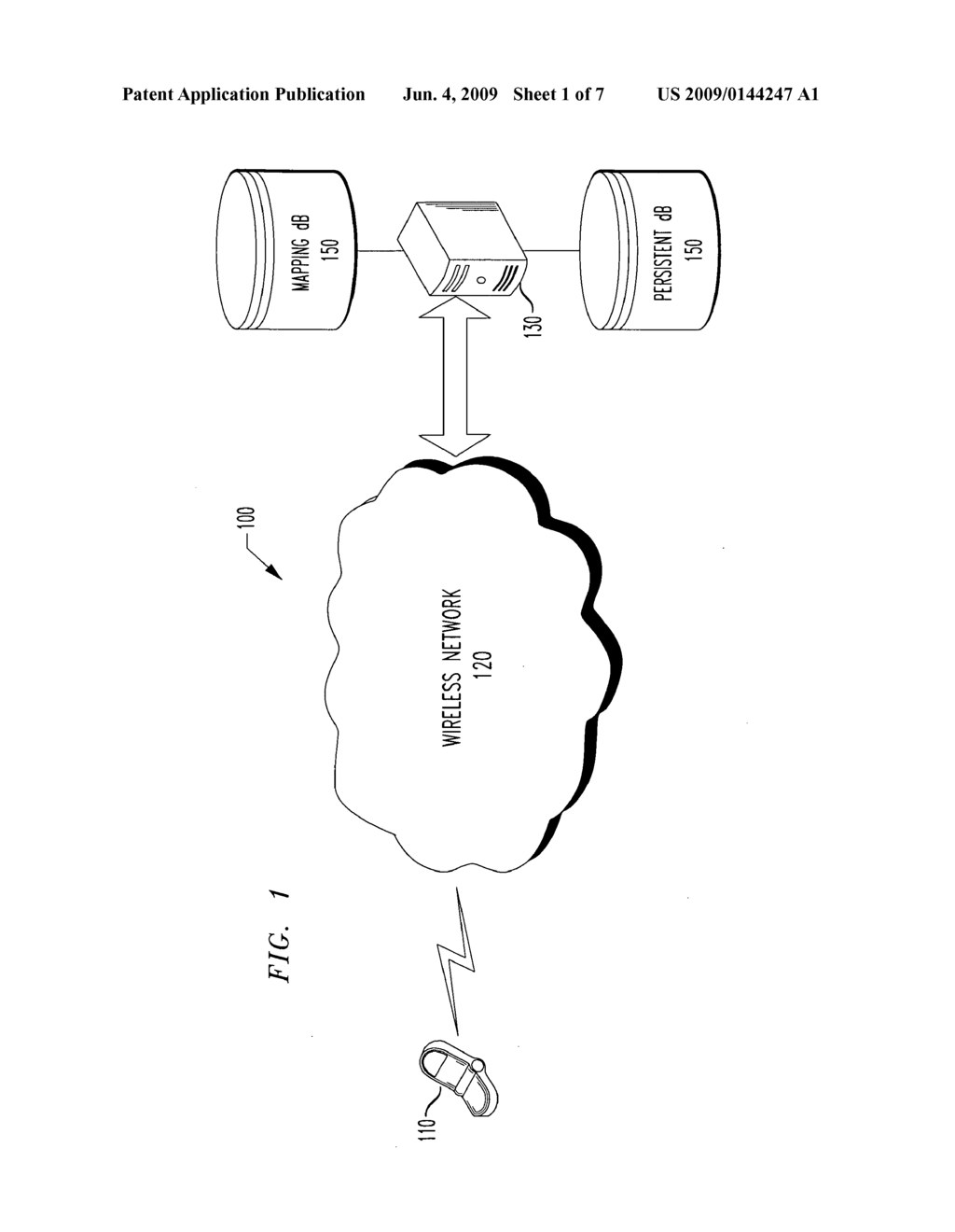 Point-of-interest panning on a displayed map with a persistent search on a wireless phone using persistent point-of-interest criterion - diagram, schematic, and image 02