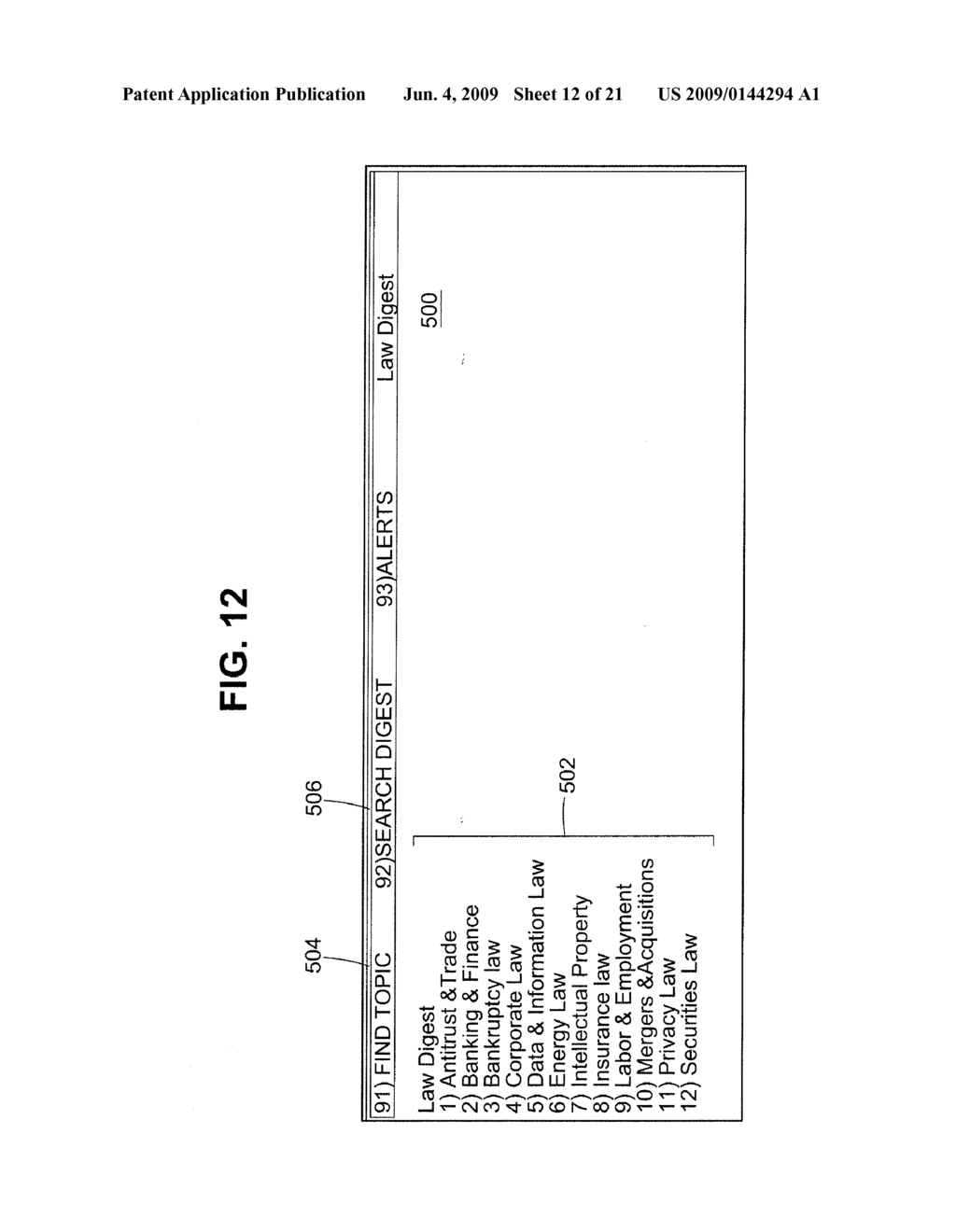 CREATION AND MAINTENANCE OF A SYNOPSIS OF A BODY OF KNOWLEDGE USING NORMALIZED TERMINOLOGY - diagram, schematic, and image 13