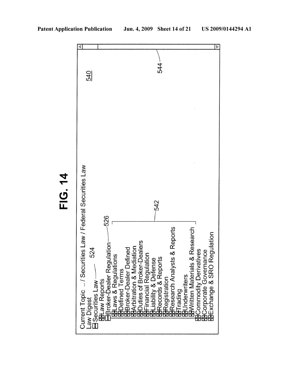 CREATION AND MAINTENANCE OF A SYNOPSIS OF A BODY OF KNOWLEDGE USING NORMALIZED TERMINOLOGY - diagram, schematic, and image 15