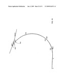 METHOD FOR APPLYING CLOTHOID CURVE VALUES TO ROADWAYS IN A GEOGRAPHIC DATA INFORMATION SYSTEM diagram and image