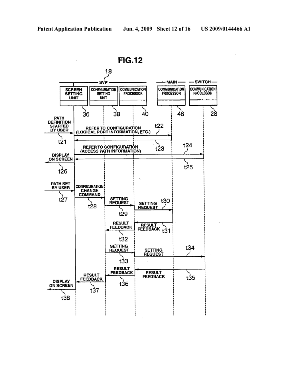 Storage apparatus, storage system and path information setting method - diagram, schematic, and image 13