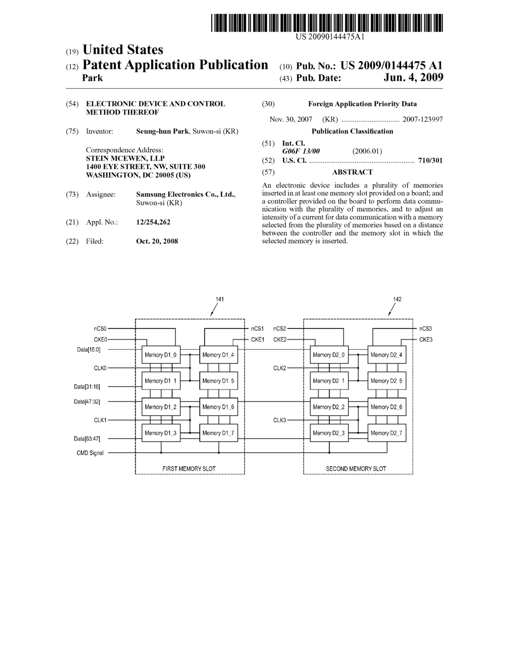 ELECTRONIC DEVICE AND CONTROL METHOD THEREOF - diagram, schematic, and image 01