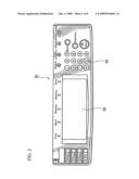 Information display device and image forming apparatus diagram and image