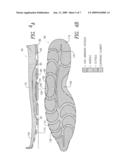 Shoe sole and shoe for midfoot striker diagram and image